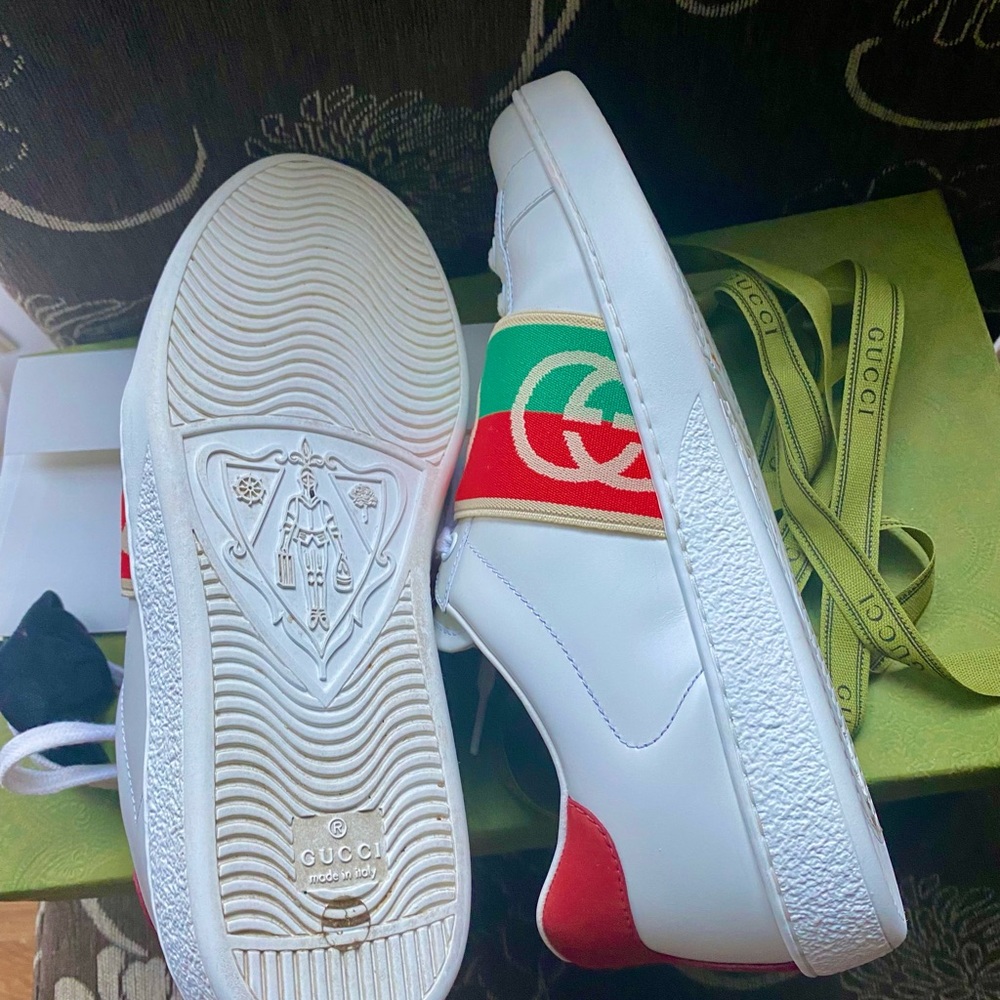 Gucci Ace Elastic Web Authentic - image 6